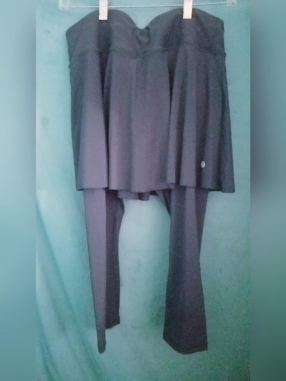 Ladies Bubblelime Charcol Grey Golf Skirt w Attached Leggings Size M New w Tag